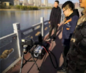 激光清障仪作业